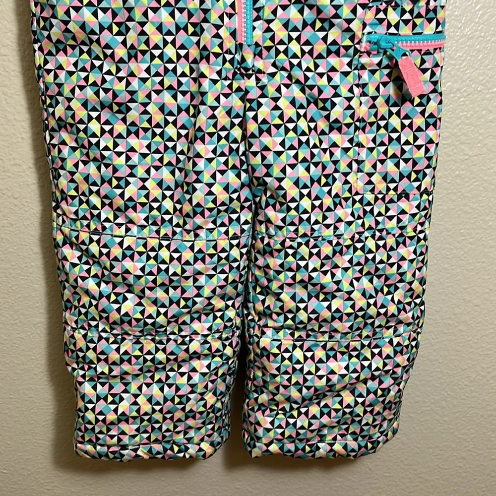 Carter’s Multicolor Patterned Winter Snow Bib Overalls